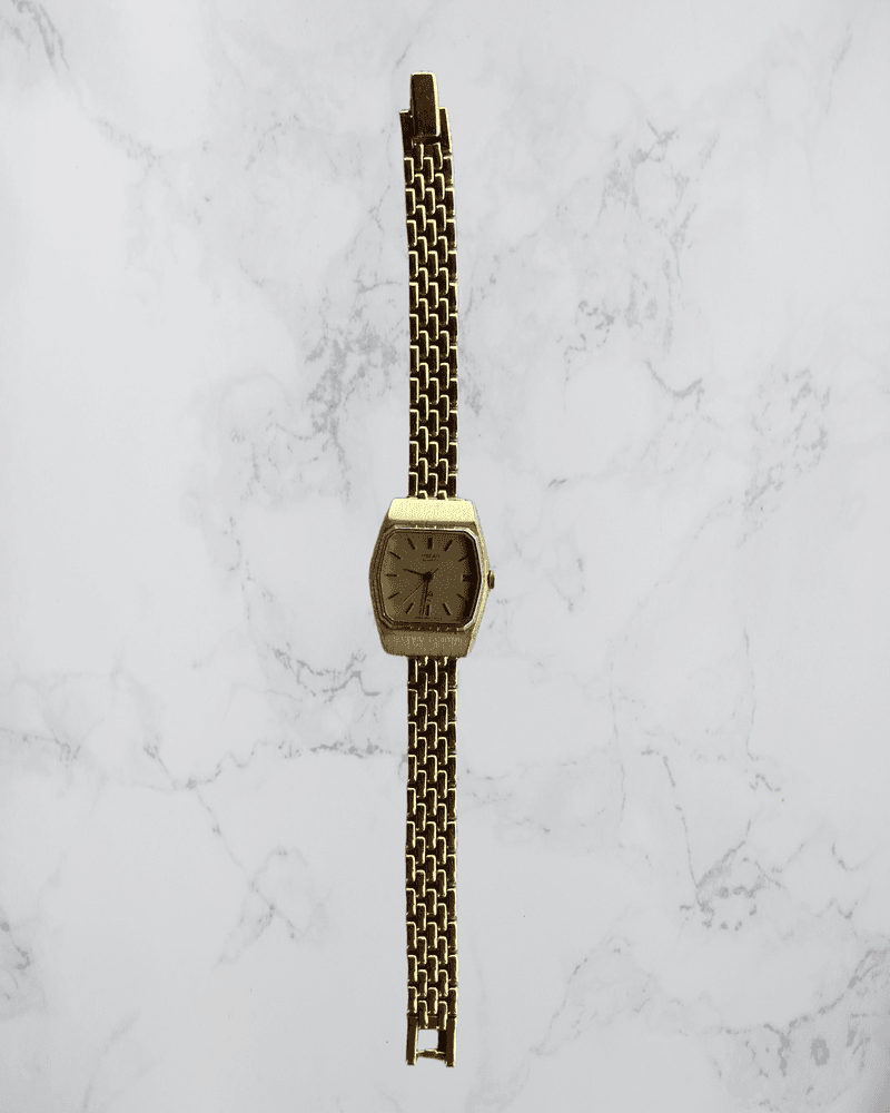 Gullfarget Seiko Dameklokke